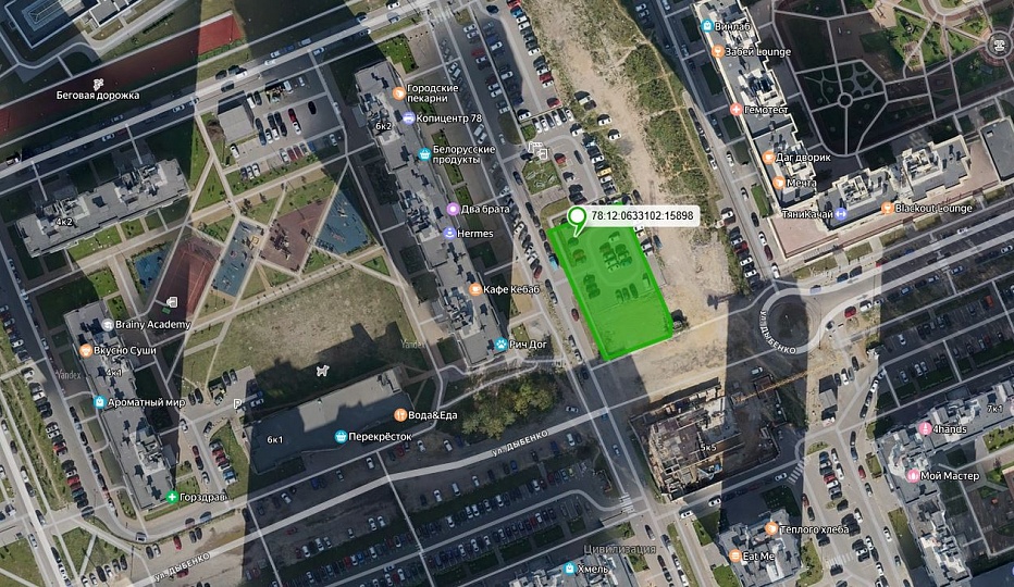 Земельный участок площадью 0,1623 га - ЖК "Цивилизация на Неве"