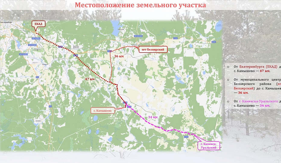 Земельный участок площадью 0,1500 га - Камышево