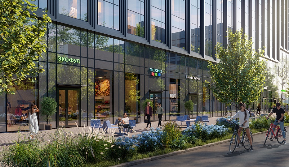 Коммерческое помещение №14 106.7м² Обручева ул, вл.30а, корпуса 1-2 1 этаж