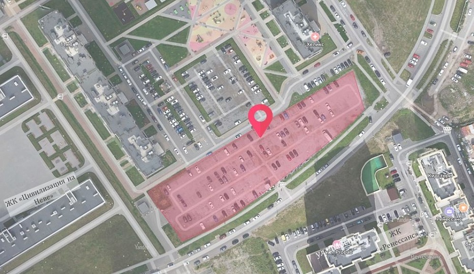 Земельный участок площадью 0.61 га - ЖК "Цивилизация на Неве"