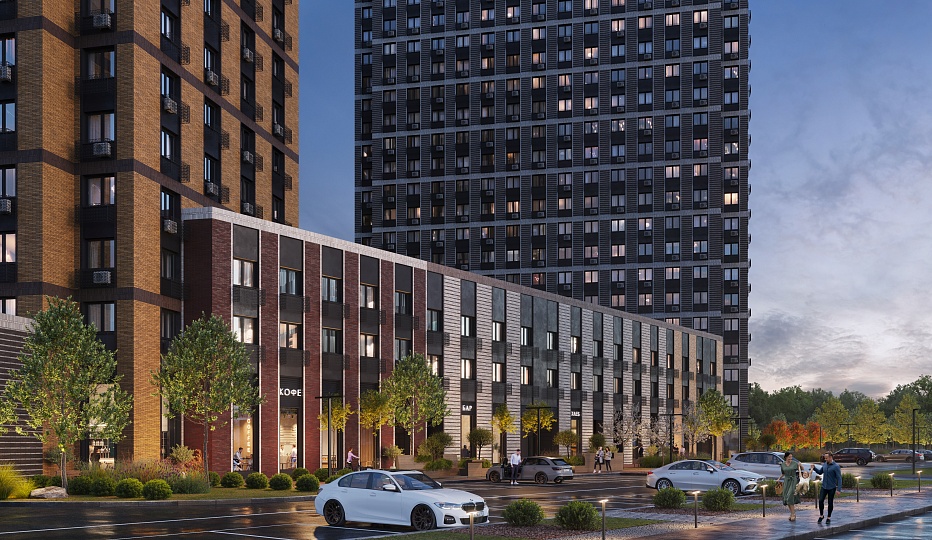 Коммерческое помещение №2 128.5м² Парксайд, очередь 1 1 этаж