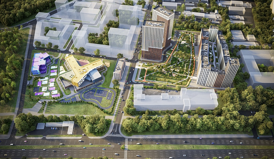 Коммерческое помещение №9 56.03м² Дмитровское небо, очередь 1, этап 2 1 этаж