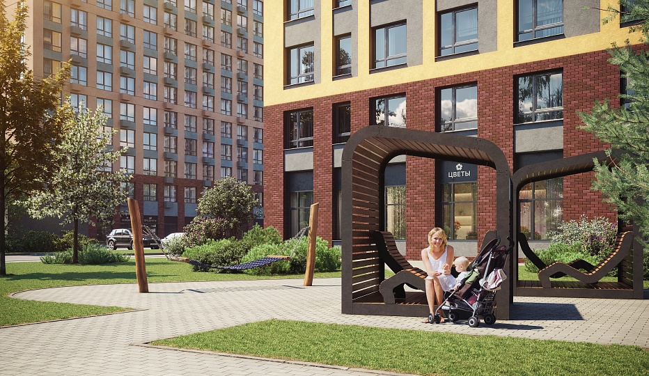 Коммерческое помещение №55 68.3м² Лучи, к.15 1 этаж